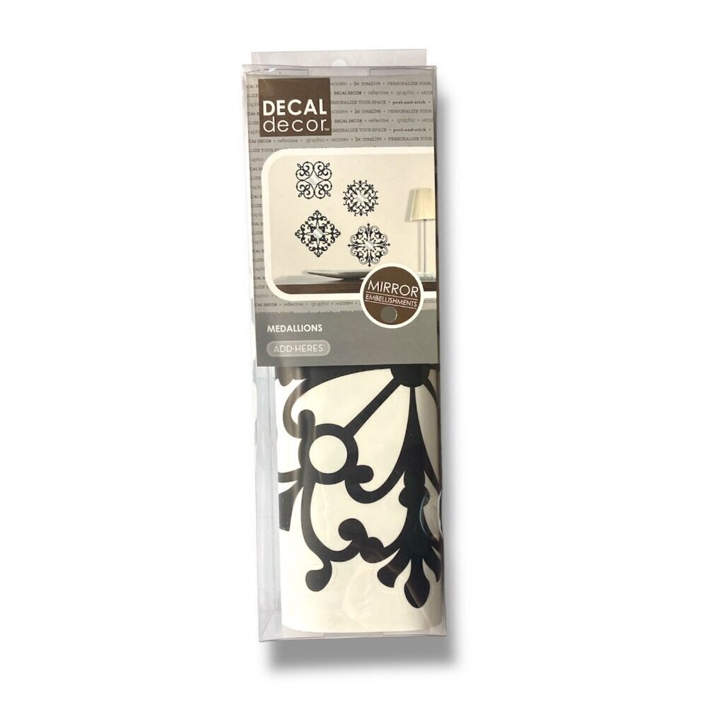 Vinyl Wall Decor scroll medallions
